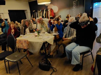 Vrouwenvereniging Fijnaart en Omstreken ging ontspannen het nieuwe jaar in