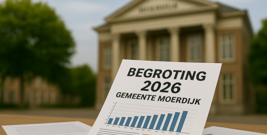 Meerjarenbegroring 2026 goedgekeurd door de Gemeenteraad Moerdijk